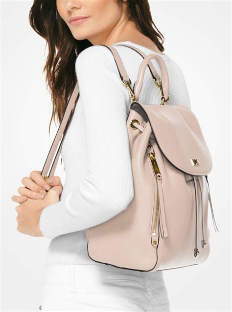 michael kors evie rucksack|Evie Medium Leather Backpack .